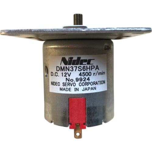 NIDEC JAPAN SERVO DC Motors type DMN37S6HPA D.C.12V 4500r/min Provides long life 、 high efficiency and Enviromental performance
