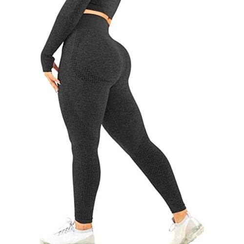Sexy Yoga Seamless Pants High Waist Yoga Pants Women Fitness Sport Leggings Elastic Gym Tights Hip-lifting Sports Leggings