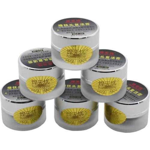 1PCS Tip Refresher Soldering Iron Oxide Paste For Iron About Material Head Clean Tip 34G Clean Resurrection B4Z6
