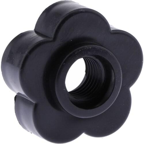 1x Plastic Drum Stand Nut Bottom for Snare Drum Accessory, Black