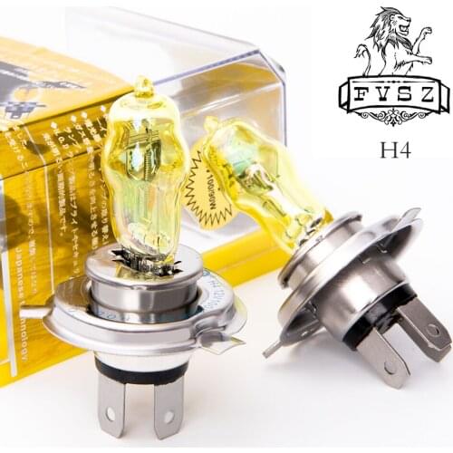 2PCS H4 9003 Auto Halogen Light Car Headbulb Fog Lights 100W 3500K HB2 HS1 12V Ampoule Voiture Motercycle Car Halogen Lamp