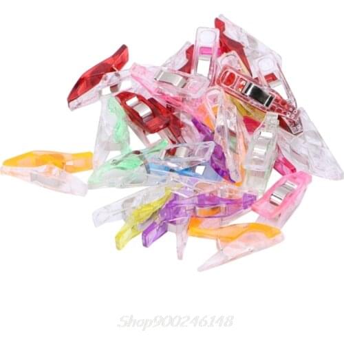 20 Pcs Craft Sewing Holder Fixed Clips Clamps Clothes Quilter Clothespin Craft Postcard Clips Home Wedding Jy16 20 Dropship