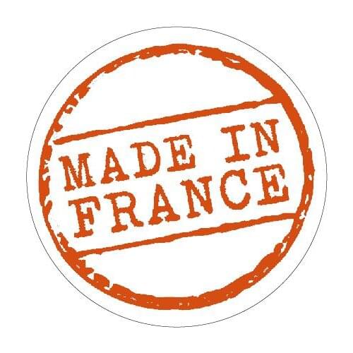 25 mm round MADE IN FRANCE self-adhesive paper label sticker for french factory, 10000 pcs/lot, Item No. FA28