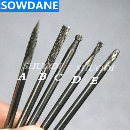 5 Pieces Dental Tungsten Steel Nitrate Carbide Bur Polish Dentistry 2.35mm Diameter Dental Bur Dental Lab Laboratory polish Tool