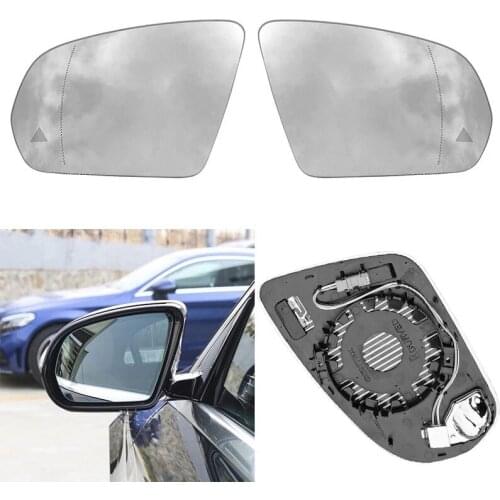 Car Heated Glass Rearview Mirror Side Wing Rearview Mirror for Mercedes-Benz C E S GLC W205 W222 W217 W213 2015-2021