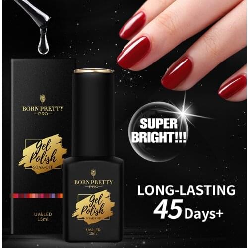 BORN PRETTY Pro 15ml Function Gel Super Top Coat Transparent Base Coat Matte Top Coat UV LED Soak Off Nail Art Gel Varnish