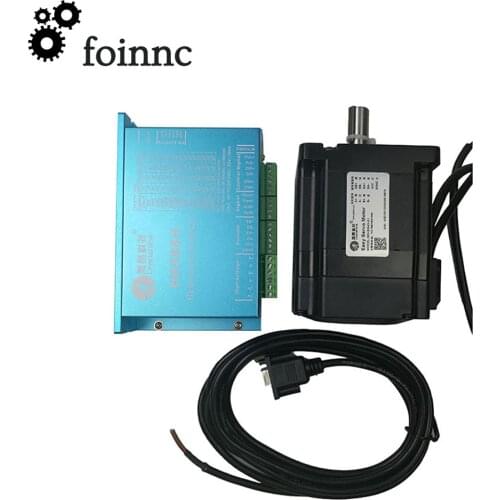 Leadshine NEMA34 engraving machine hybrid servo motor 86HSM45-E1 voltage 75V torque 4.5N.M + closed-loop drive HBS86H Kit