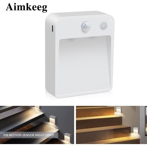 LED night light motion sensor light, suitable for decorative lighting in stairwell bathroom living room childrens room bedroom