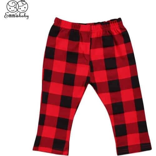 2018 New Fashion kid plaid Pants Newborn Kids Baby Girls Boys Plaid Pant Leggings stylish kid unisex Pant Bottoms Clothes 0-3T