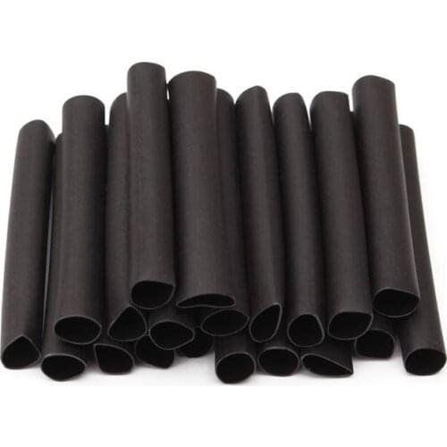 Total new high quality 150pcs 1/2/3/4/6/8/10 / 13mm Black heat dissipating bushing HeatShrink tube Wrap wire exterior material