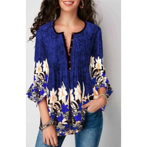 2019 Casual Tshirt New Harajuku Summer T Shirt Women Elegant Floral Print Women Shirts Plus Size 5XL Top Tee Fashion O-Neck