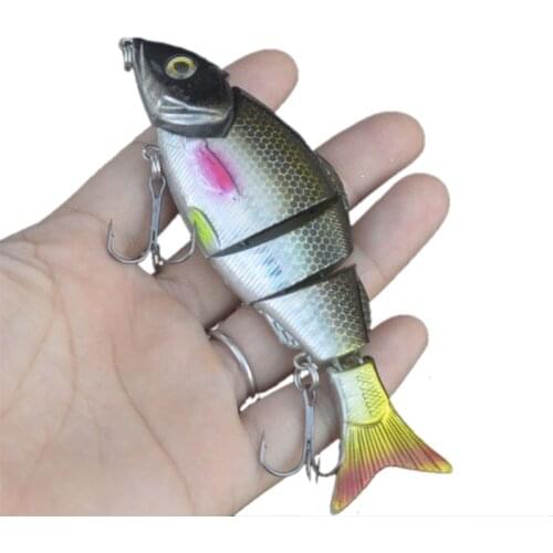 1PCS 12.5cm22g 4-Section Multi-Section Slow Sinking MINNOW Hard Bait Lure Sea Fishing Fresh Weever Topmouth Culter Vatalion Bass