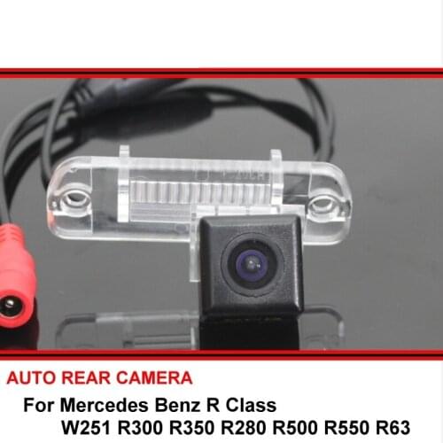 Fisheye For Mercedes Benz R W251 R300 R350 R280 R500 R550 R63 Car Reverse Backup Rearview Parking Rear View Camera Night Vision