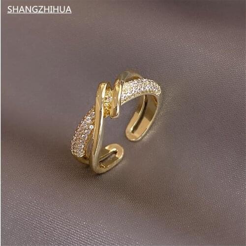 SHANGZHIHUA Women's Gold Rings