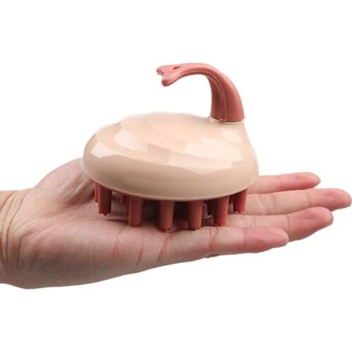 Silicone Head Body Scalp Massage Brush Silicone Shampoo Brush Hair Washing Comb Shower Brush Bath SPA Massage Brush