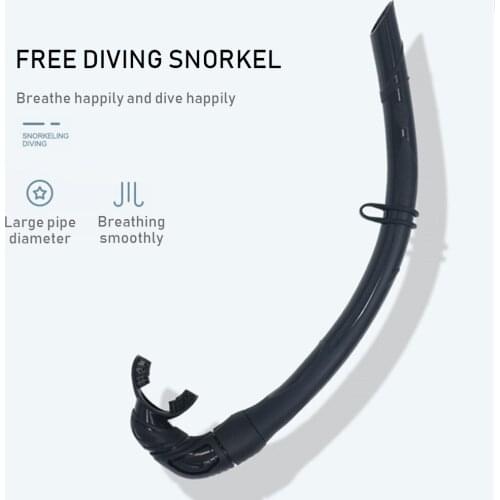 Silicone Snorkel Tube Snorkel with Compact Storage Cases Women Men Foldable Roll Up Snorkel Wet Breathing Tube For Snorkeling