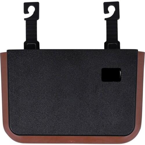 Upgrade Foldable Car Trash Can Hanging Multi-Function Car Seat Back Waste Bin Garbage Can Umbrella Storage Bucket G8TE