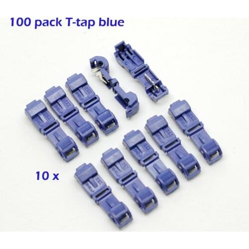 HIDLED Help! 85473 Term T-Taps 16-14 Blue 100 packs