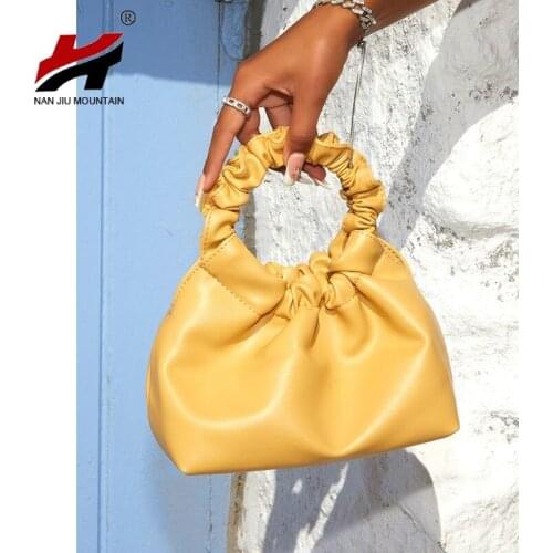 NAN JIU MOUNTAIN 2021 Woman Bag Summer Fashion One Shoulder Diagonal Popular Solid Color Bag Handbag