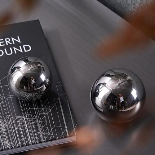 Light Luxury Style Gray Round Crystal Ball Decoration Model Room Living Room Tv Cabinet Coffee Table Decoration Ornaments Gifts