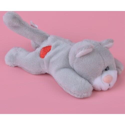 1 Pcs Grey Color Civet Cat Plush Fridge Magnet Toy, Kids Child Doll Gift Free Shipping