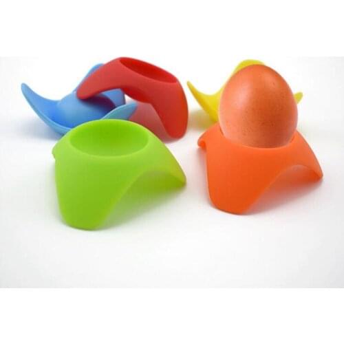 1Pcs Silicone Egg Cup Holder Serving Cups Perfect For Serving Hard And Soft Boiled Eggs Frame Seat