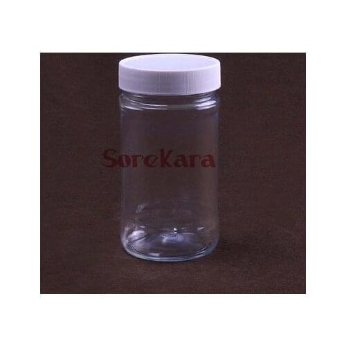 10pcs 150ml Clear plastic Bottle Reagent Bottle Sample Vials Plastic Lid Screw Cap Screw On Cover