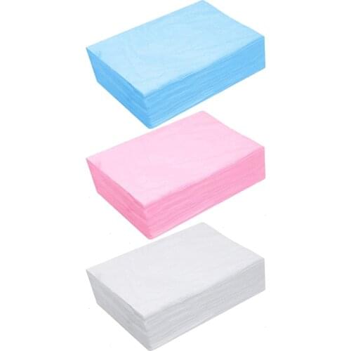 100pcs Massage Table Sheets Disposable SPA Bed Sheets Non Woven Lash Bed Cover for Tattoo Hotels Beauty Salon Doctors' O