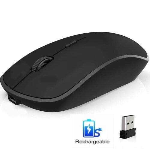 2.4 G ultra-thin mute the mouse with USB Nano fiber 2400 DPI portable mobile wireless mouse, suitable for notebook computers Mac