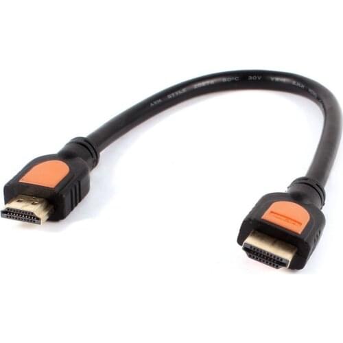 30cm/ 12" Black Extension Card HDMI Male to HDMI Male m / m Connector Cable