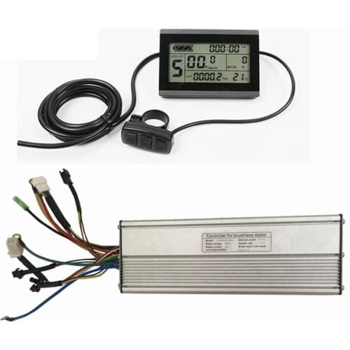 60V 60A Brushless DC Ebike Controller +KT-LCD3 LED900 LCD8H Display One Set,Used for 2000W-3000W Ebike Kit