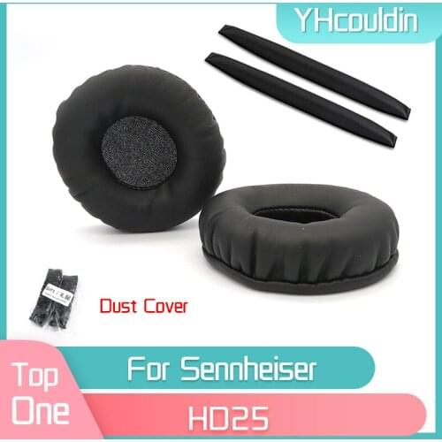 Earpads for Sennheiser HD25 Headband Headphones Earpad Cushions Covers PU Ear Pad Replacement