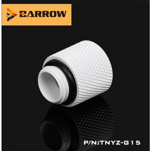 BARROW TNYZ-G15 G1/4'' Male to Female Extend Connect Adapter M to F Increase 15mm Length computer water Cooling fittings