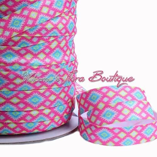 FLRA Elastic(100yards per lot) wholesale aztec fold over elastic