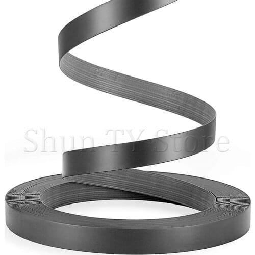 Wood Veneer Edge Banding, Preglued Flexible Wood Tape Iron on with Hot Melt for Cabinet Furniture Restoration（Black Glossy Plan