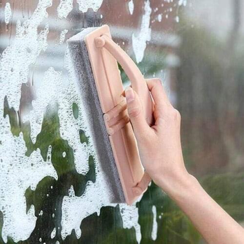 Multifunctional Cleaning Brush Sponge Wiper Long Handle Cleaning Brush Kitchen Bathroom Tile Sponge Cleaning Brush