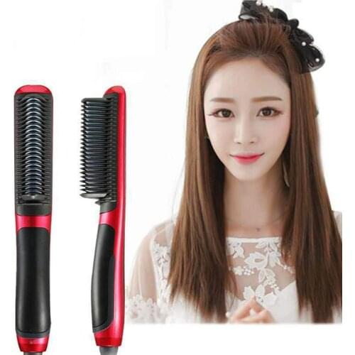 Multifunctional Hair Straightener Dual-Purpose Straight Hair Comb Curlers Straight Clips Straight Electric Straightener