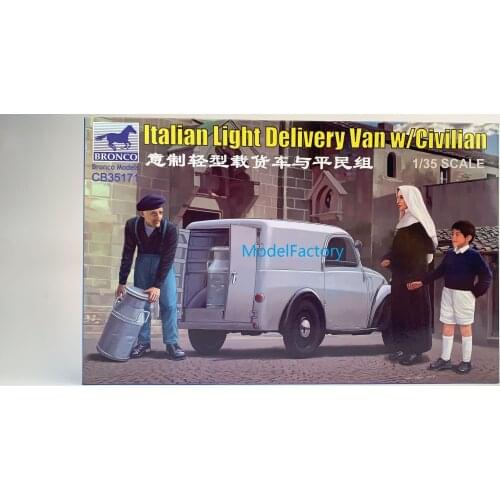 BRONCO CB35171 1/35 Italian Light Delivery Van w/Civilian