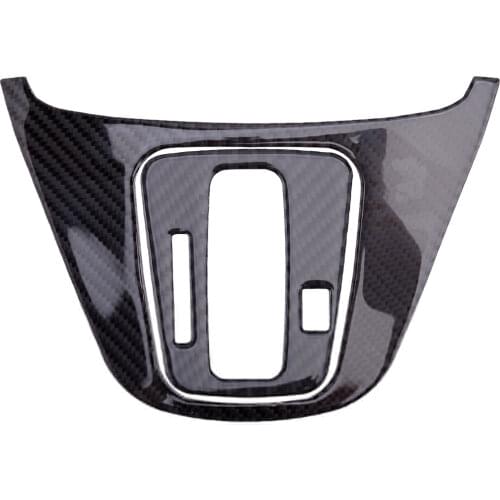 2pcs Car Inner Gear Shift Box Panel Cover Trim Frame Sticker Decor Carbon Fiber Fit For Honda CRV CR-V 2007 2008 2009 2010 2011