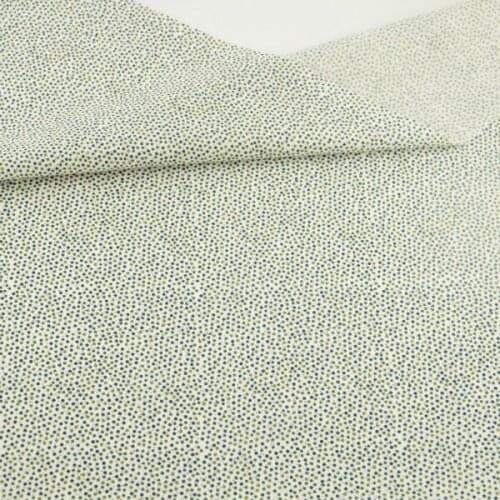 New Arrivals 100% Cotton Fabric Gray and Green Dots Desgins Clothing Doll Home Textile Patchwork Tissue Tecido Telas Art Work CM