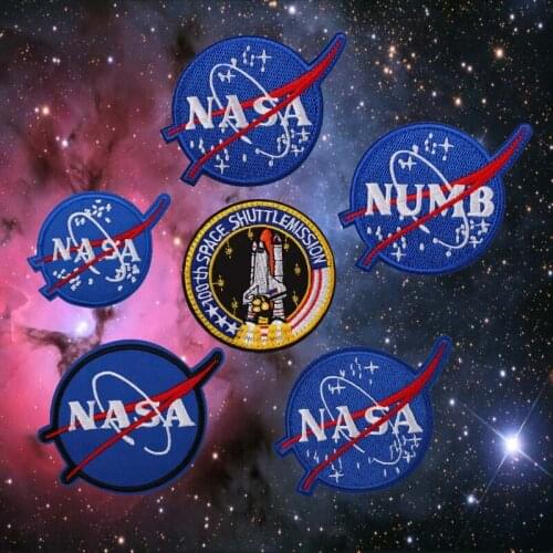 New High-quality Embroidery Aerospace Agency Badge Cloth Stickers DIY Fashion Clothes Decoration Patch Stickers