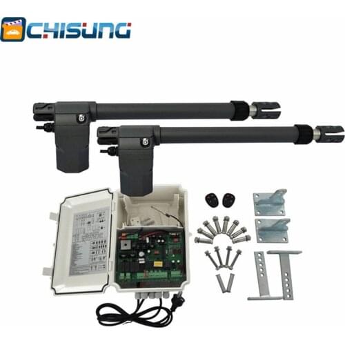 Automatic gates swing door opener remote control for 500KG 3.5m dual arms Gate Operators