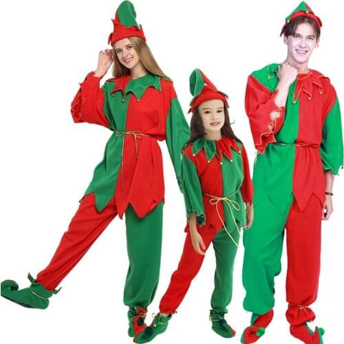 Christmas Party Sitcom Stage Performances Paternity Family Christmas Elf Luxury Party Party Activities Cosplay Costume Suit
