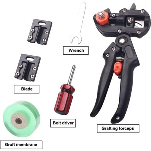 Garden Grafting Tool Suite Farming Pruning Shears Scissor Fruit Tree Vaccination Secateurs Pruning Gardening Tool and Equipment