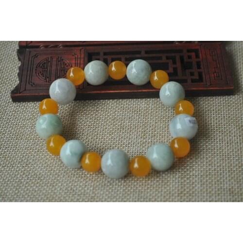 Certified 100% Natural A Emerald Jade Pendant~Bracelet Jade Bracelet free shipping