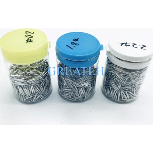 1000Pcs/Bag Dental Pins Zinc Alloy Dowel Pins Dental Nails Dental Lab Supplies