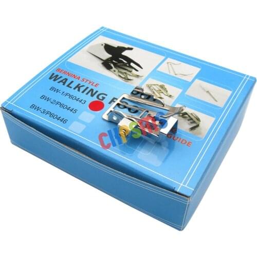Three Changeable Sole Walking Foot + Seam Guide for Bernina NEW STYLE Sewing Machine #P60443D