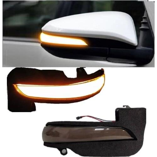 Vihile Exterior Mirror Cover Led Turn Signal Light For Toyota Hilux Revo Fortuner 2015 2016 2017-2019 Rear View Mirror Lights