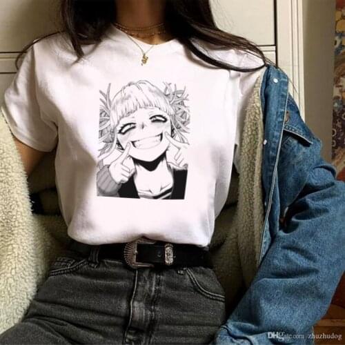 %100 Cotton Womens White All-match T-shirt Beautiful Shirt Harajuku Print Casual Summer T-shirt Top Retro Direct Punk tops