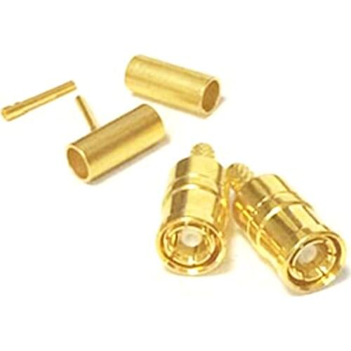 1 piece SMB Female Jack RF Coax Convertor Connector Crimp RG316 RG174 LMR100 Straight Goldplated NEW wholesale